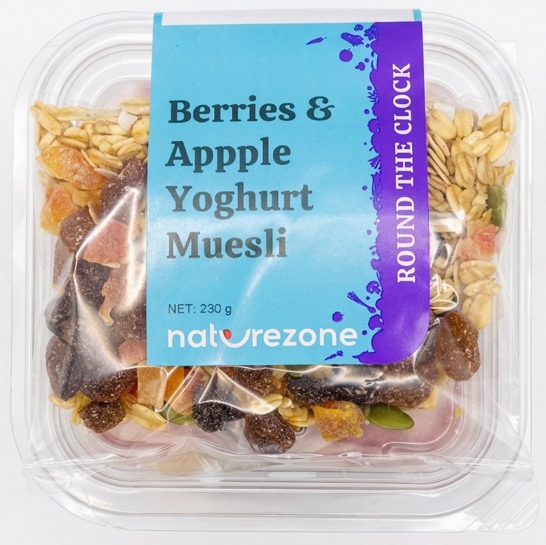 Berries & Apple Yoghurt Muesli